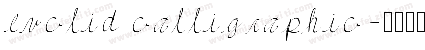 euclid calligraphic字体转换